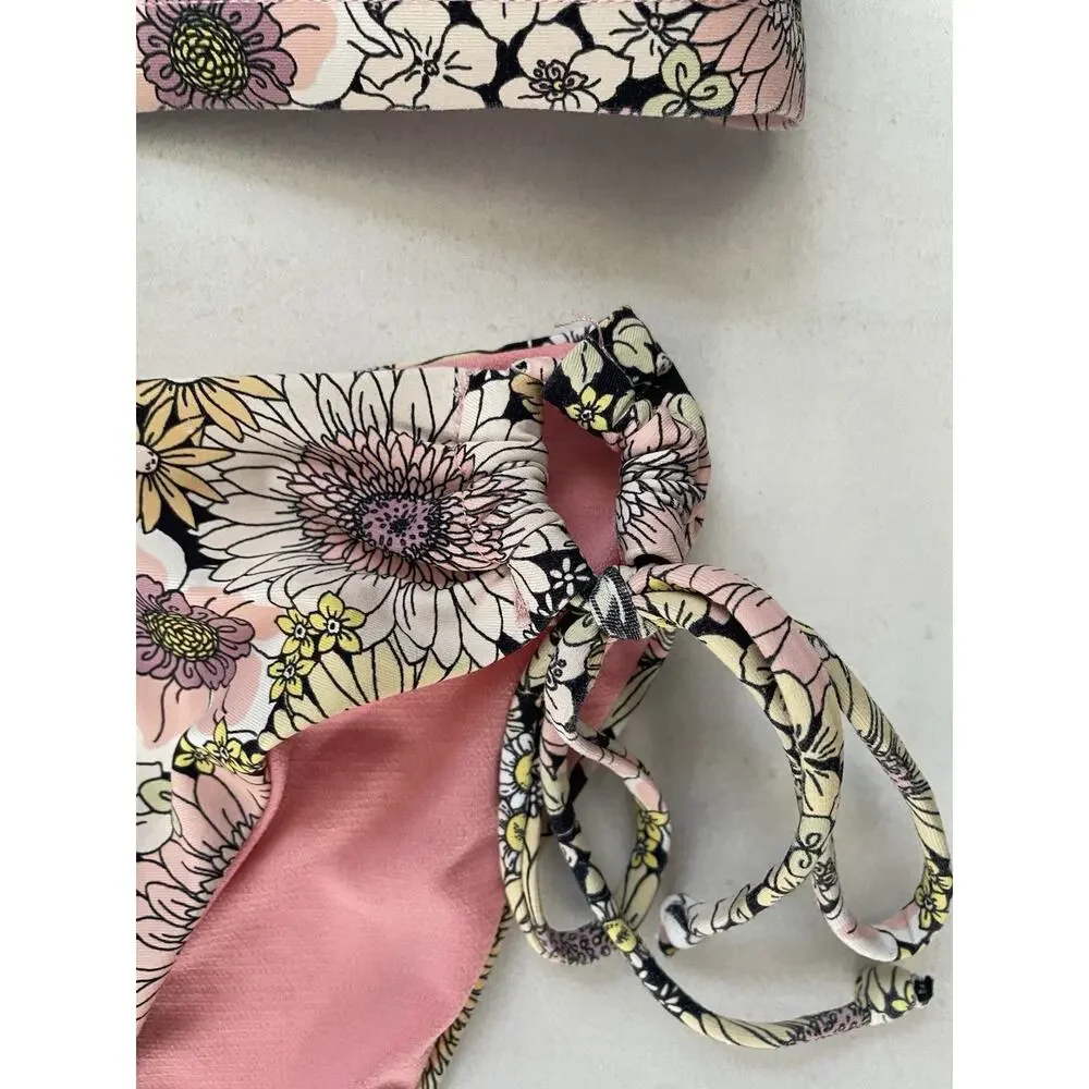 VYB Swim Bikini Swimsuit Retro Floral Boho Chic Cottagecore Femme